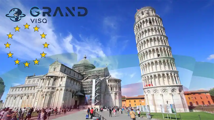 مناطق دیدنی ایتالیا، ویزای شینگن ایتالیا، گرند ویزا برج پیزا